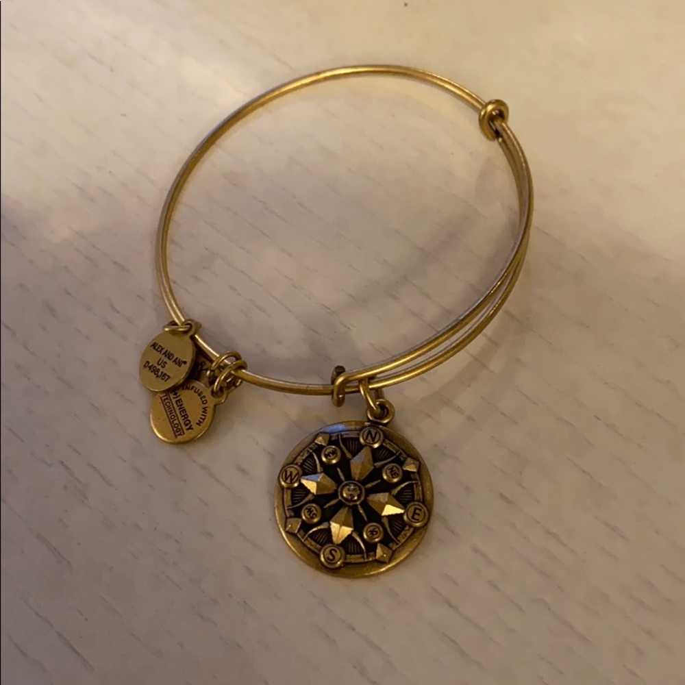 Alex and Ani compass bracelet